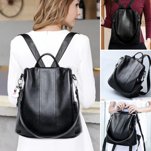Drune | Anti-Diebstahl-Lederrucksack