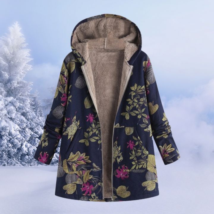 Drune | Elegante Jacke für Frauen mit floralem Muster für den Winter