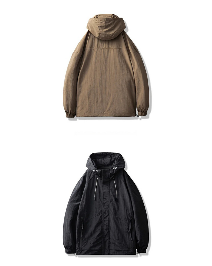 Drune | Outdoor-Jacke für Herren - Mit Kapuze und Reißverschluss