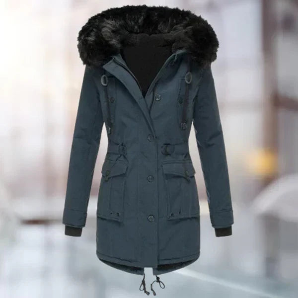 Drune | Damen-Wintermantel mit Fell