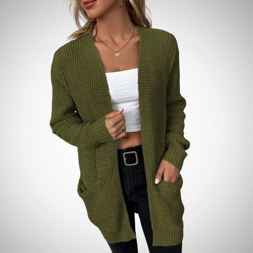 Drune | Lässige Strickjacke mit Offenem Design