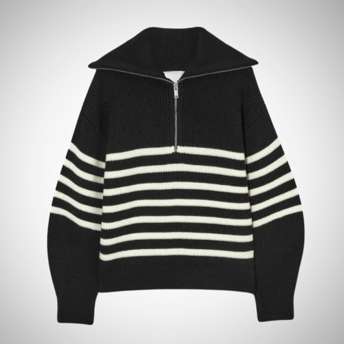 Drune | Halber Reißverschluss Pullover