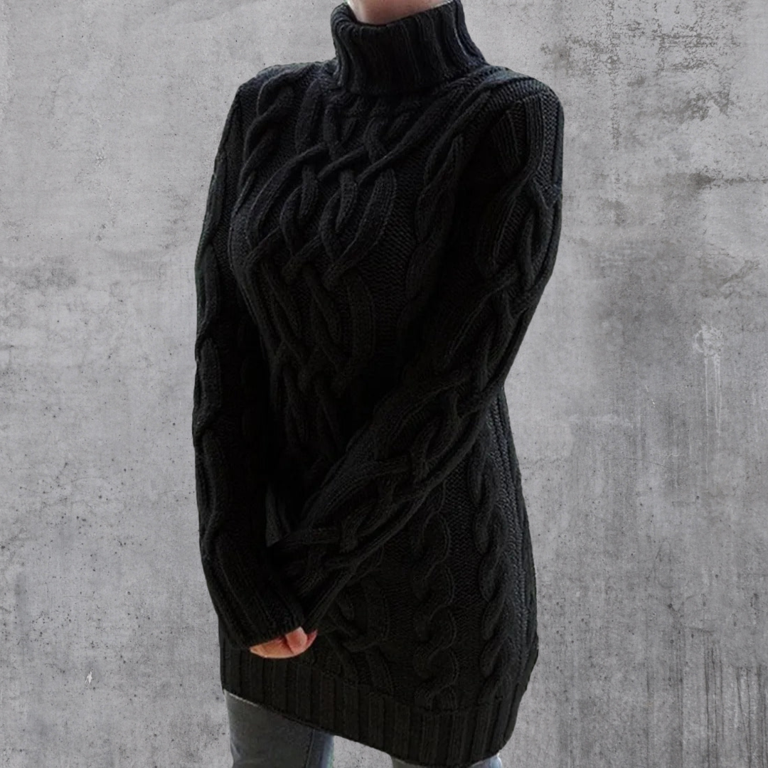 Drune | Stilvoller Warmer Langer Rollkragenpullover