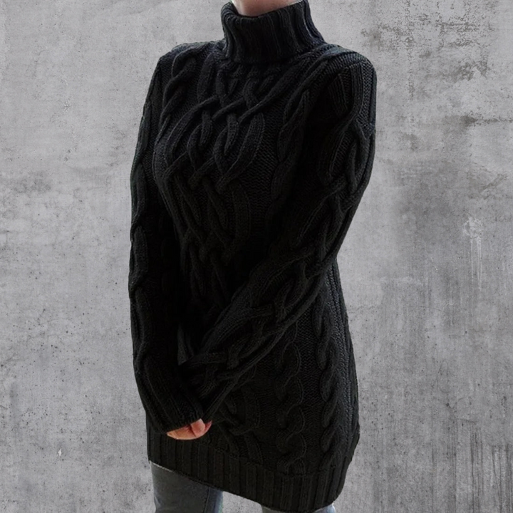 Drune | Stilvoller Warmer Langer Rollkragenpullover