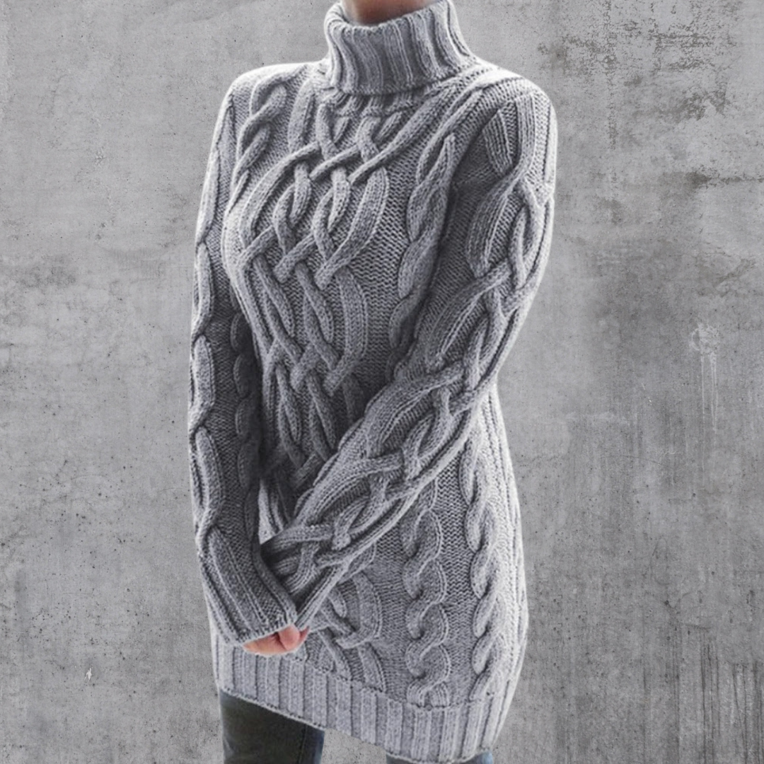 Drune | Stilvoller Warmer Langer Rollkragenpullover