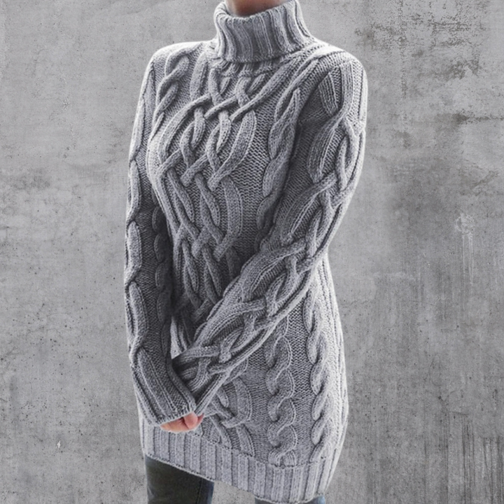 Drune | Stilvoller Warmer Langer Rollkragenpullover