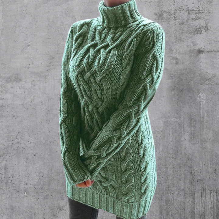 Drune | Stilvoller Warmer Langer Rollkragenpullover