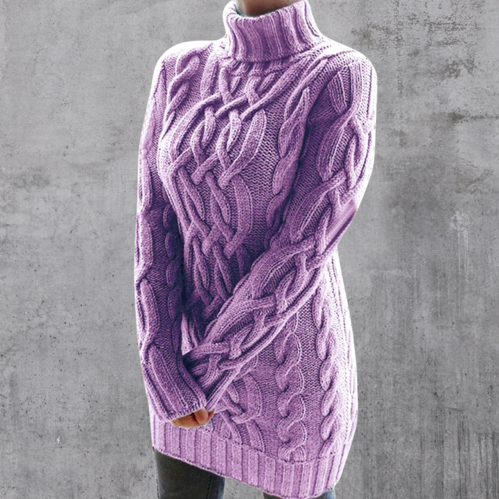 Drune | Stilvoller Warmer Langer Rollkragenpullover