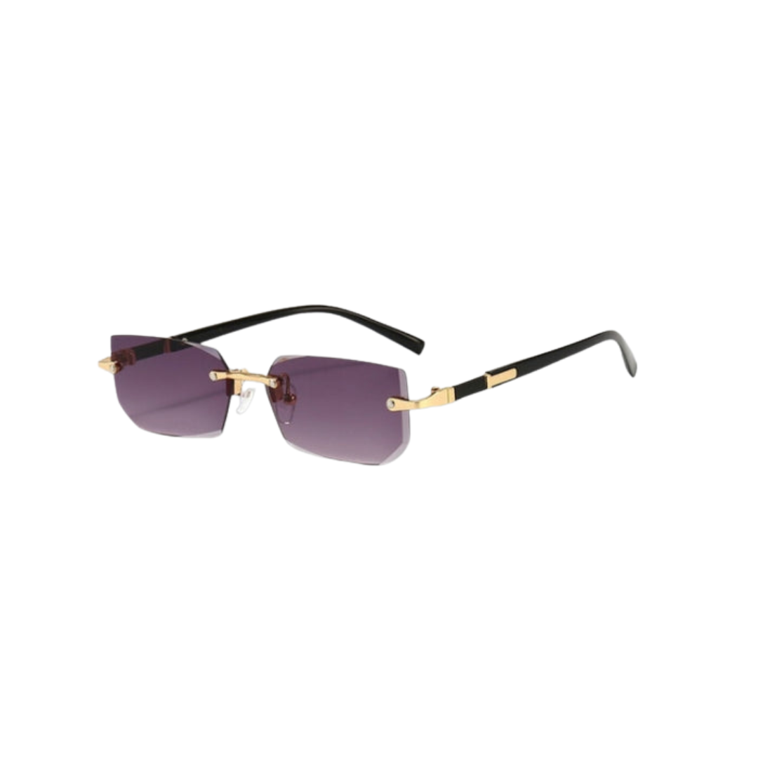 Drune | Sonnenbrille - Modern - Rechteckig Rahmenlos Retro