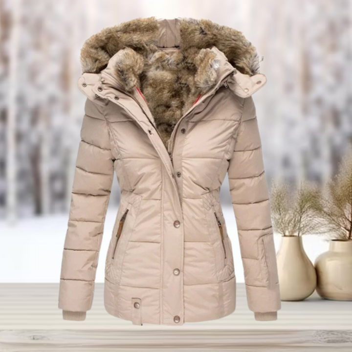 Drune | Elegante Winter-Pelzjacke mit Kapuze 2024
