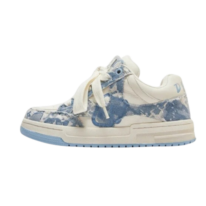 Drune | Sneakers - Casual - Retro Kreuz Graffiti