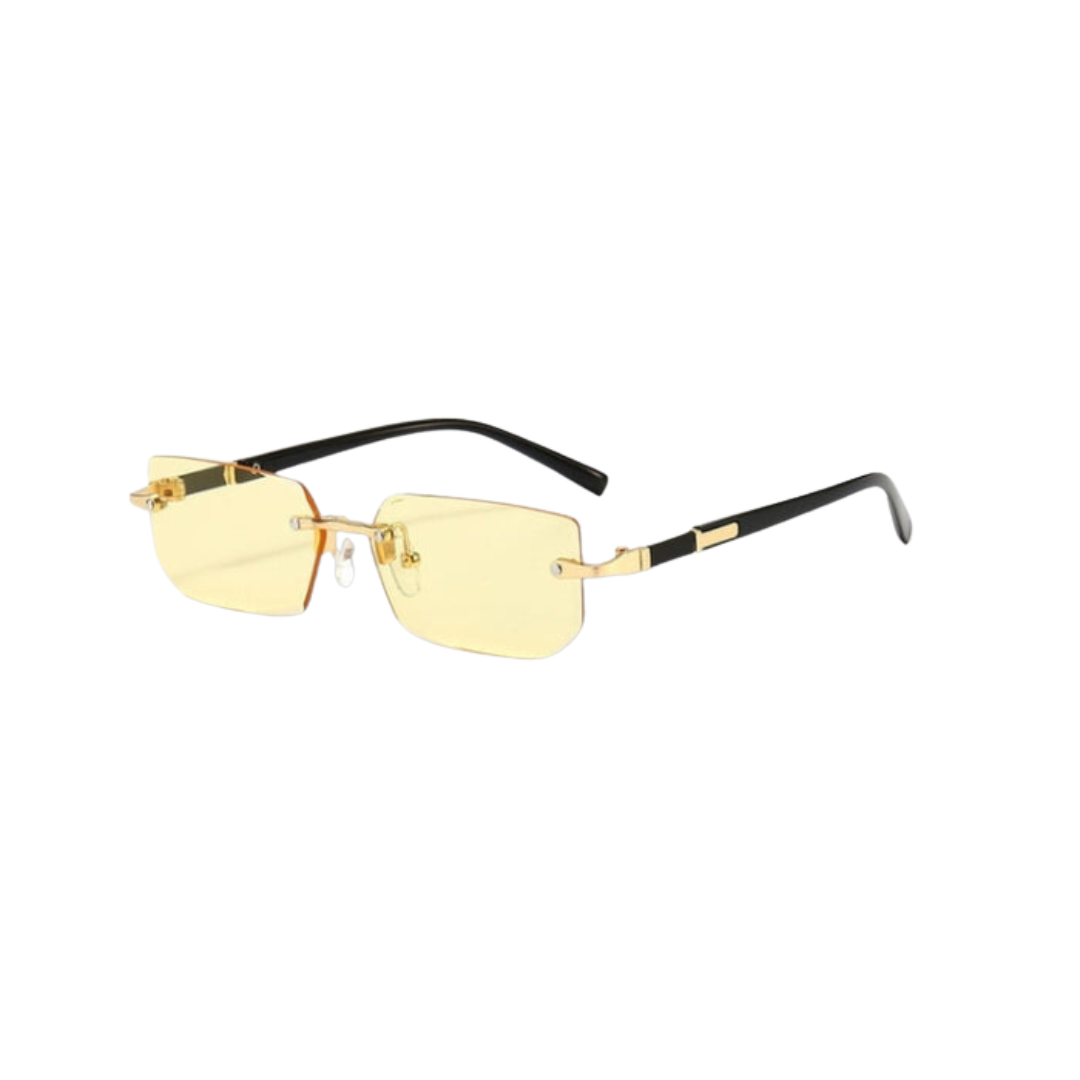Drune | Sonnenbrille - Modern - Rechteckig Rahmenlos Retro