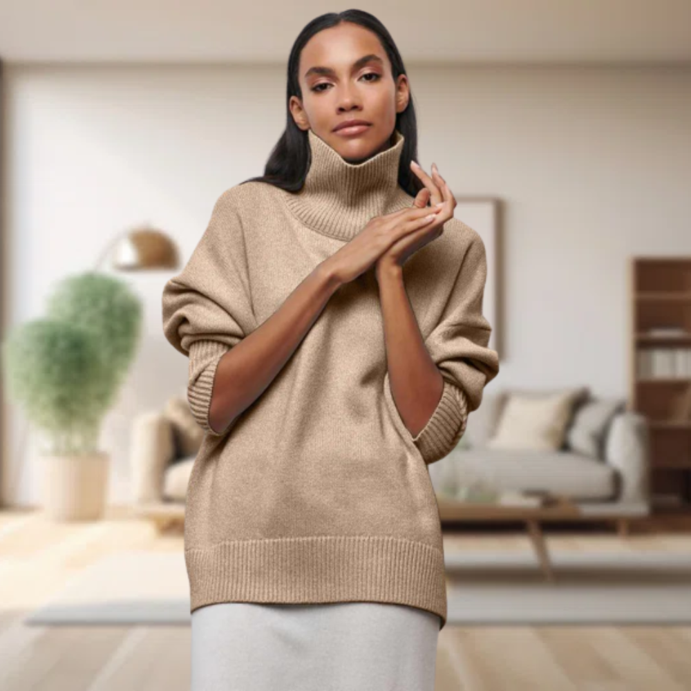 Drune | Klassischer Damen Rollkragenpullover