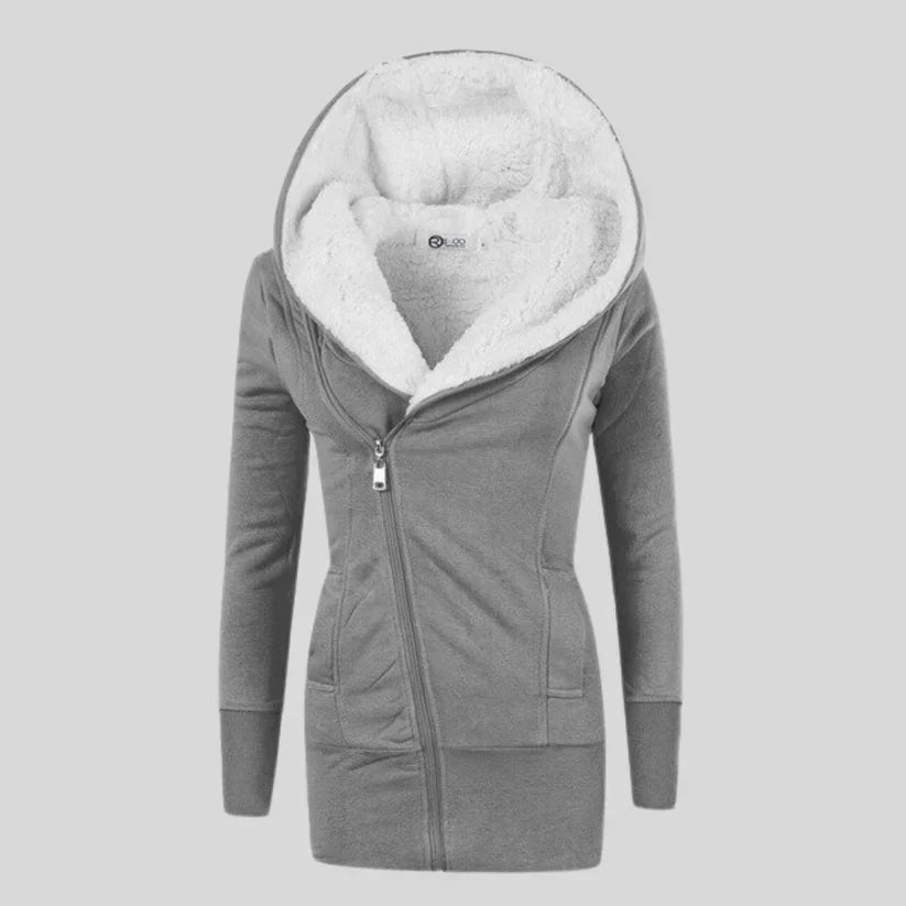 Drune | Fleece-Cardigan mit Kapuze