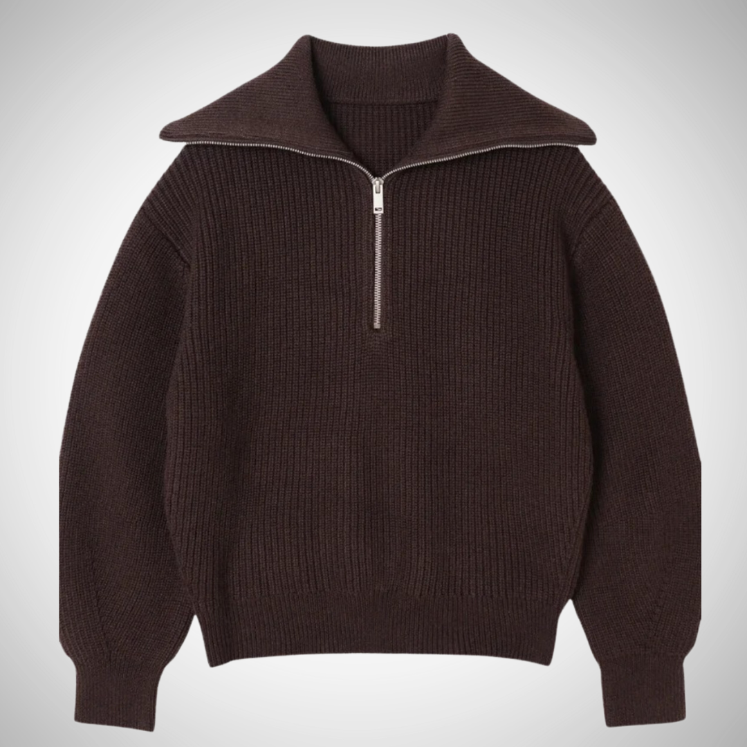 Drune | Halber Reißverschluss Pullover