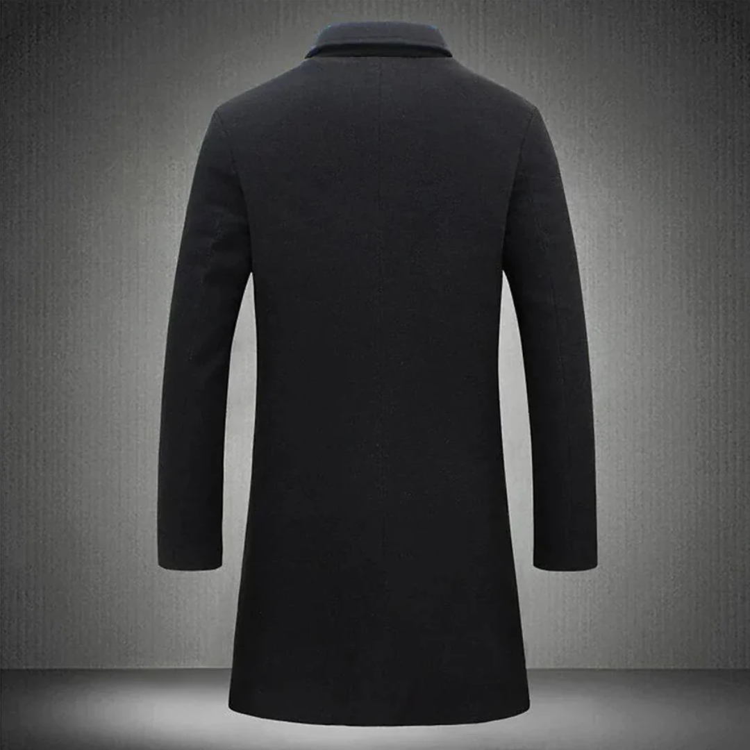 Drune | Herren Winter Trenchcoat - Taillierter Schnitt