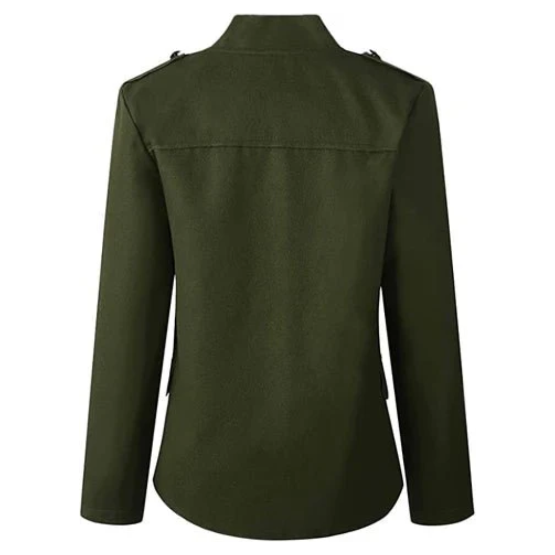 Drune | Damen Knöpfbare Jacke - Kurz