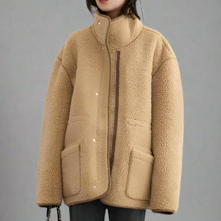 Drune | Suede Sherpa Mantel - TISHA