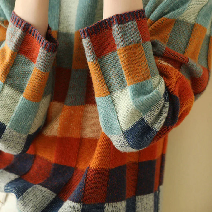Drune | Retro Patchwork Pullover