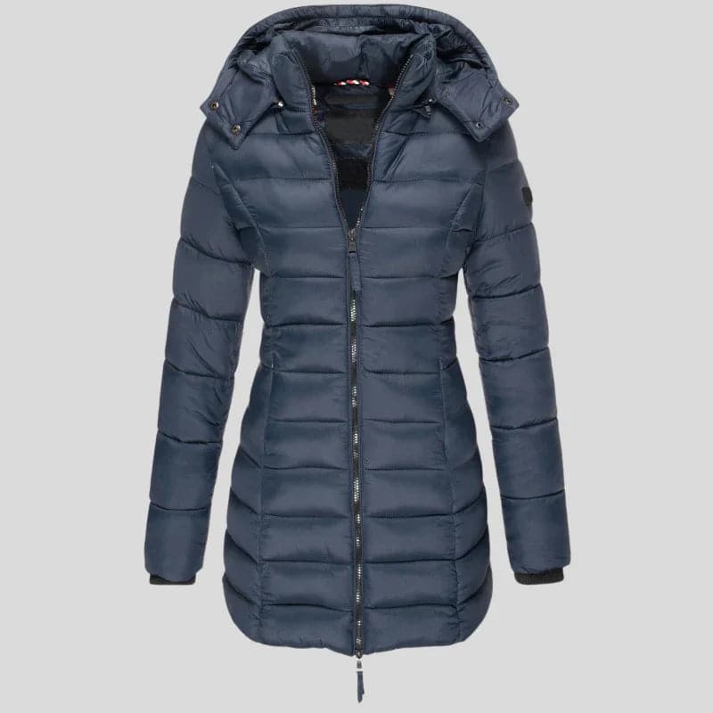 Drune | Warme gesteppte Jacke mit Kapuze für Damen