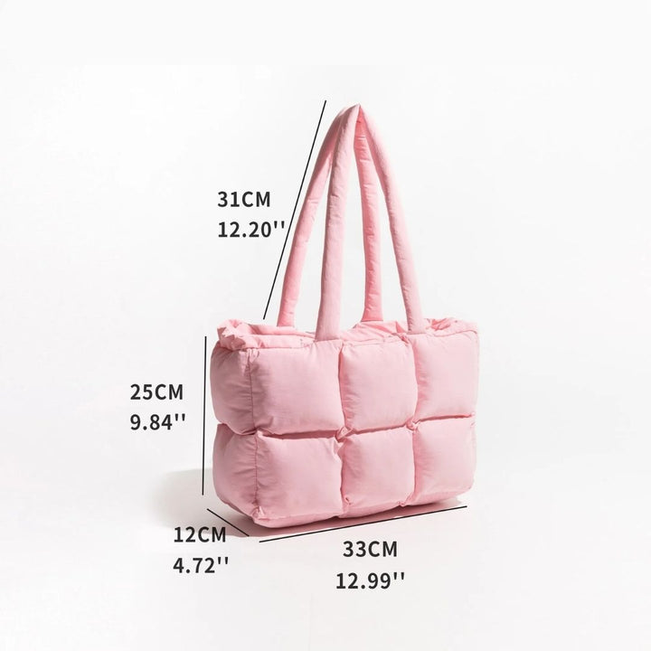 Drune | Puffer Schultertasche für Damen - Stilvolle und geräumige Handtasche