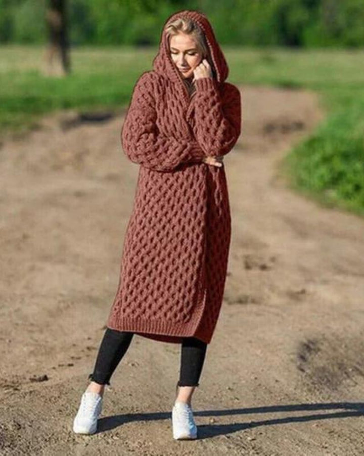 Drune Lange Strickjacke