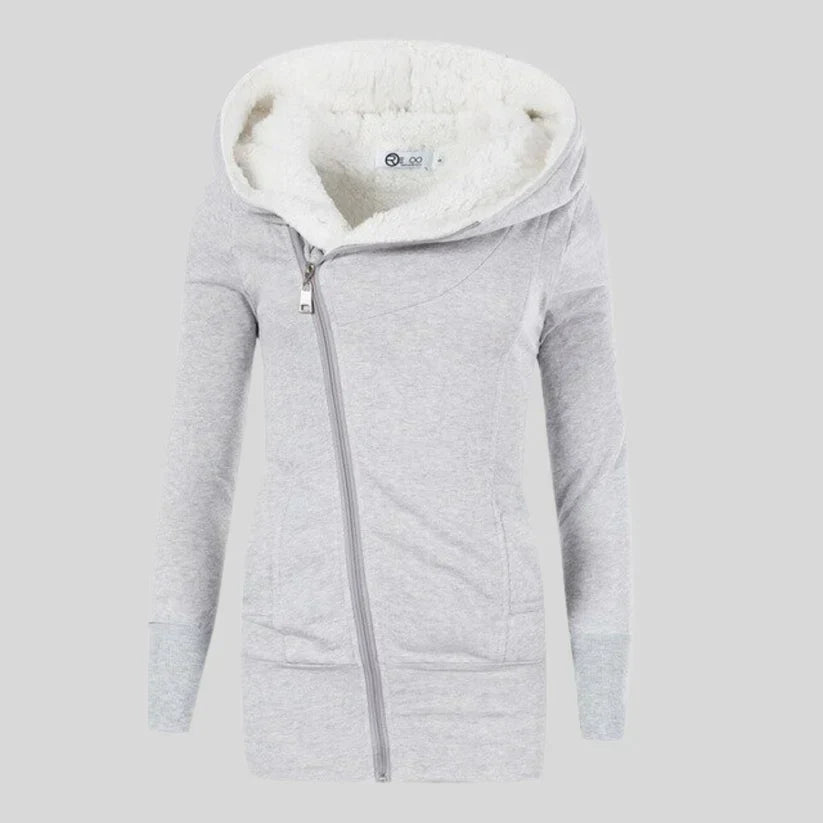 Drune | Fleece-Cardigan mit Kapuze