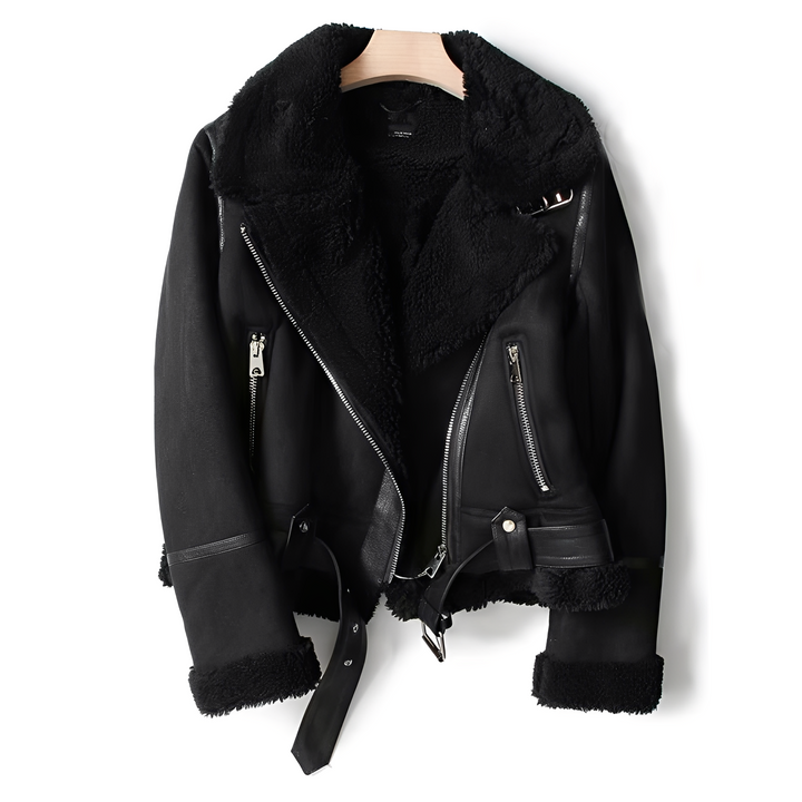 Drune | Warme, weiche Lederjacke für Frauen