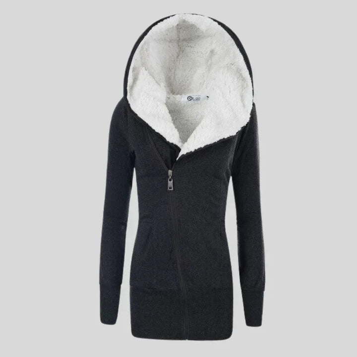 Drune | Fleece-Cardigan mit Kapuze