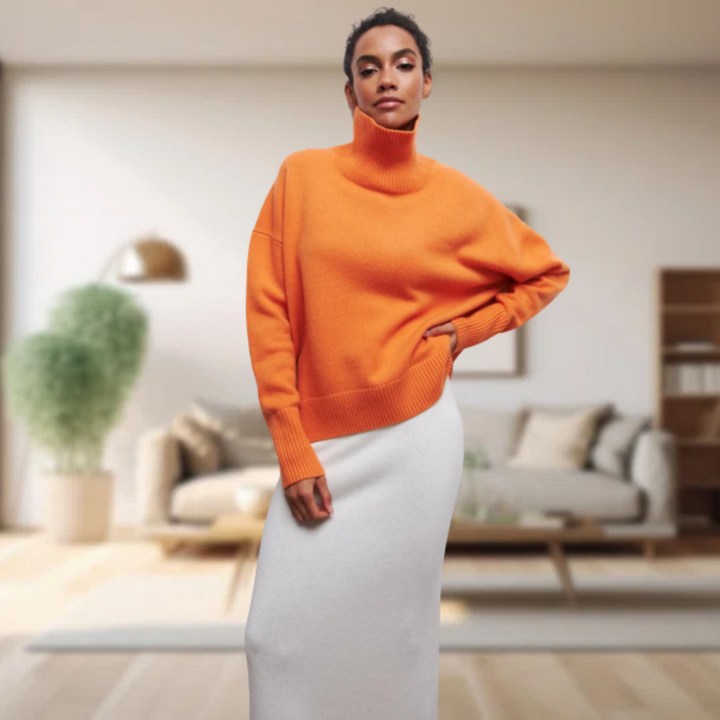 Drune | Klassischer Damen Rollkragenpullover