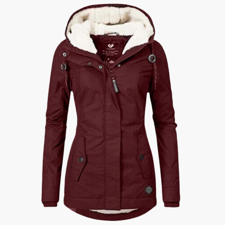 Drune | Winterjacke Sherpa-Hoodie - Eleganter und Wärmender Outdoor Parka für kalte Tage