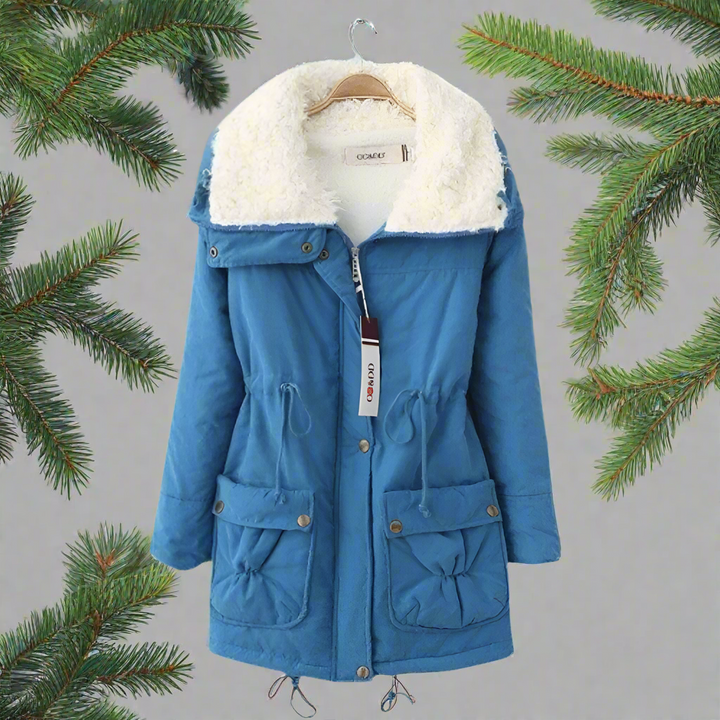 Drune | Warme Baumwoll Winterjacke damen Mit Kapuze