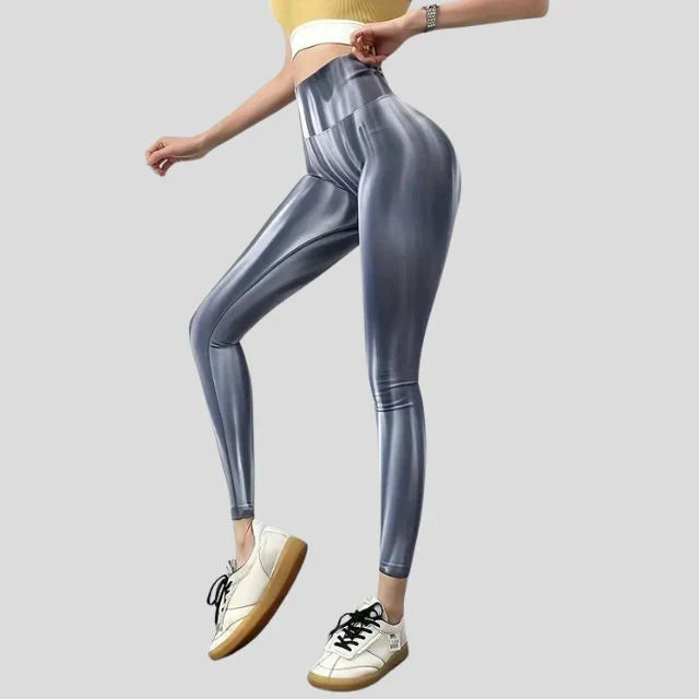 Drune | High Waist Leggings mit Wellenmuster - Perfekt für Freizeitaktivitäten für Damen