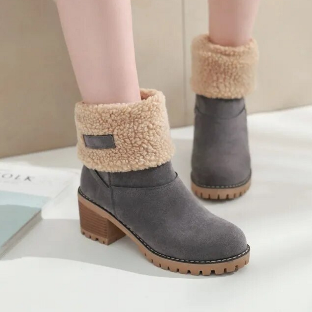 Drune | Bequeme Winter Knöchel Stiefel Mit Wolle Für Damen - Perfekt für Outdoor-Aktivitäten