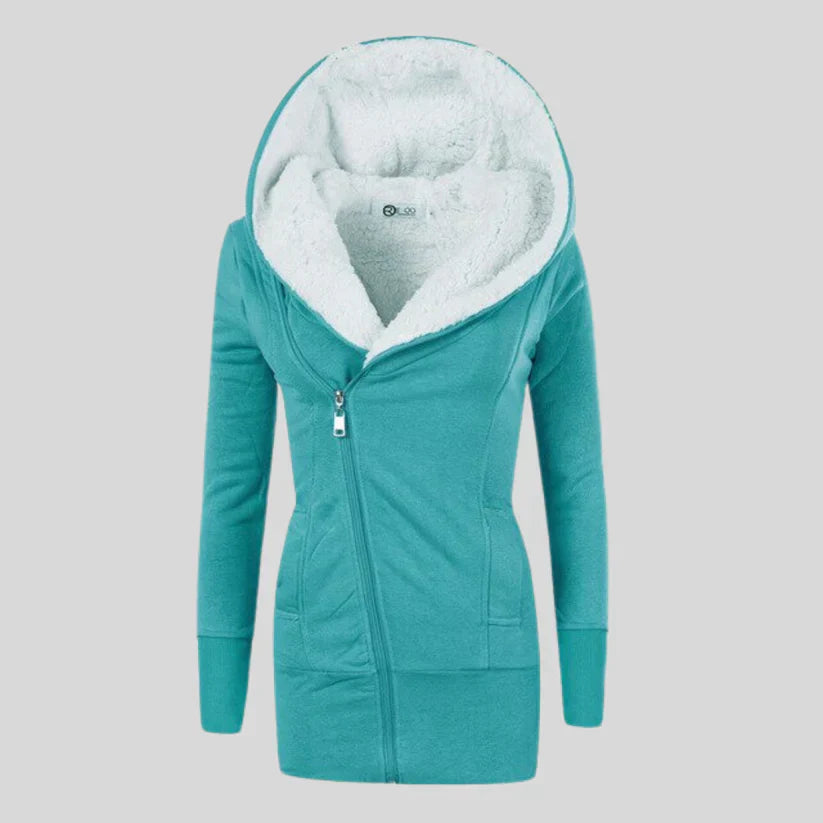 Drune | Fleece-Cardigan mit Kapuze