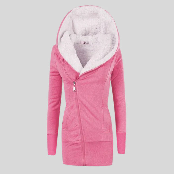 Drune | Fleece-Cardigan mit Kapuze