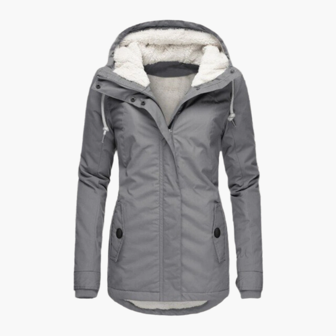 Drune | Winterjacke Sherpa-Hoodie - Eleganter und Wärmender Outdoor Parka für kalte Tage