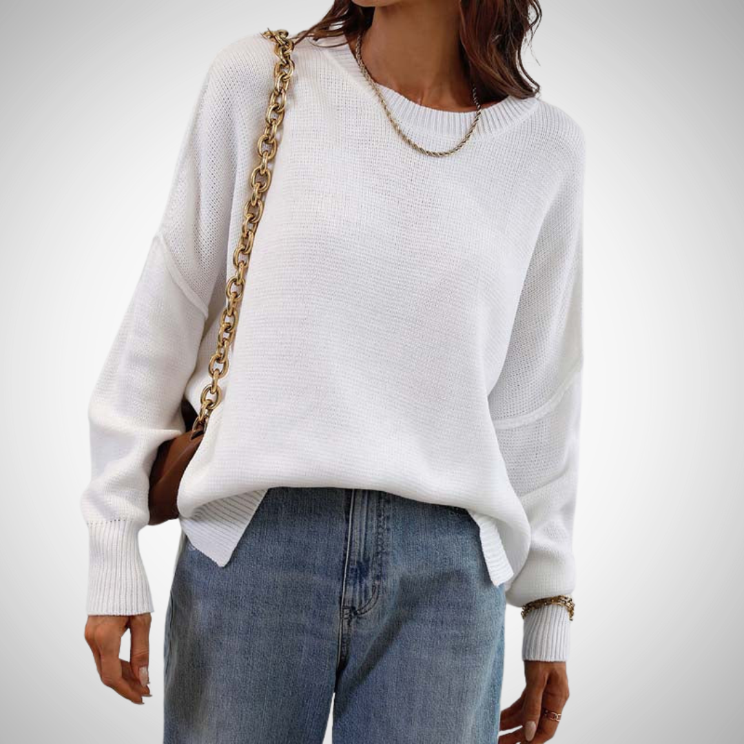 Drune | Solides Strickpullover Für Frauen