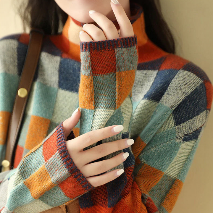 Drune | Retro Patchwork Pullover