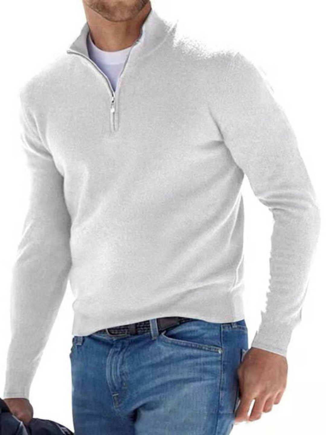 Drune | V-Ausschnitt, Gestrickter Herrenpullover - Reguläre Passform