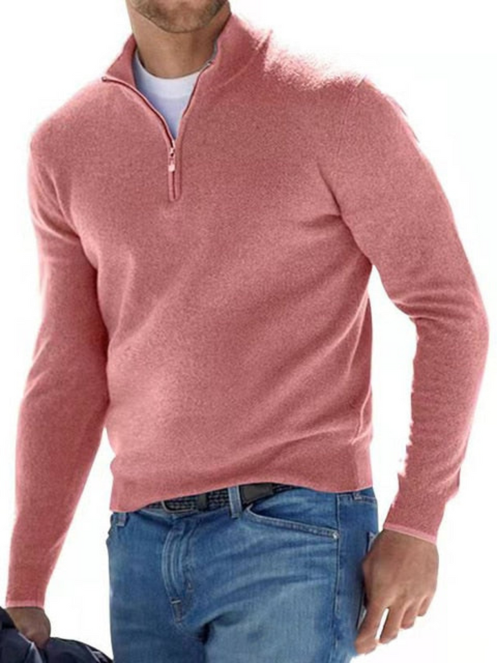 Drune | V-Ausschnitt, Gestrickter Herrenpullover - Reguläre Passform