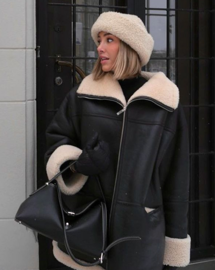 Drune | Schicke Lederblouson für Damen
