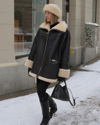 Drune | Schicke Lederblouson für Damen
