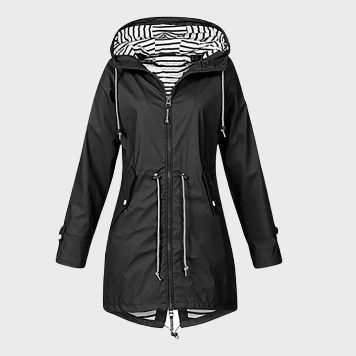 Drune | Trendy Lange Regenjacke für Damen Carina