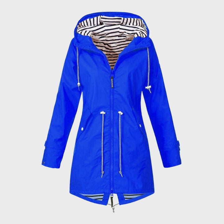Drune | Trendy Lange Regenjacke für Damen Carina