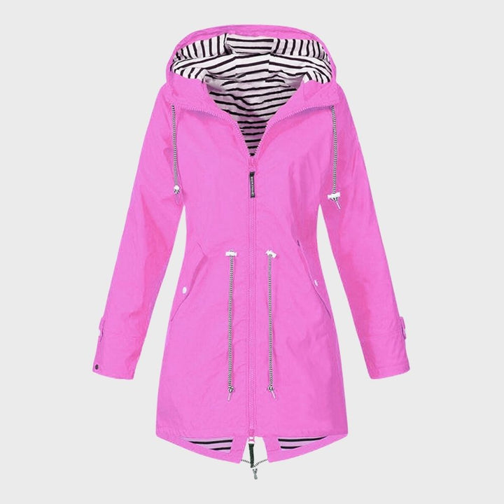 Drune | Trendy Lange Regenjacke für Damen Carina