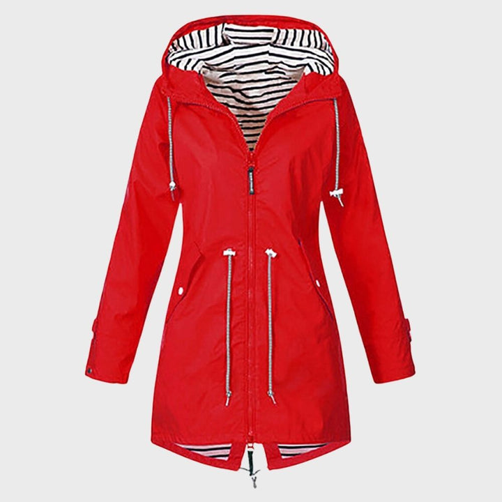Drune | Trendy Lange Regenjacke für Damen Carina