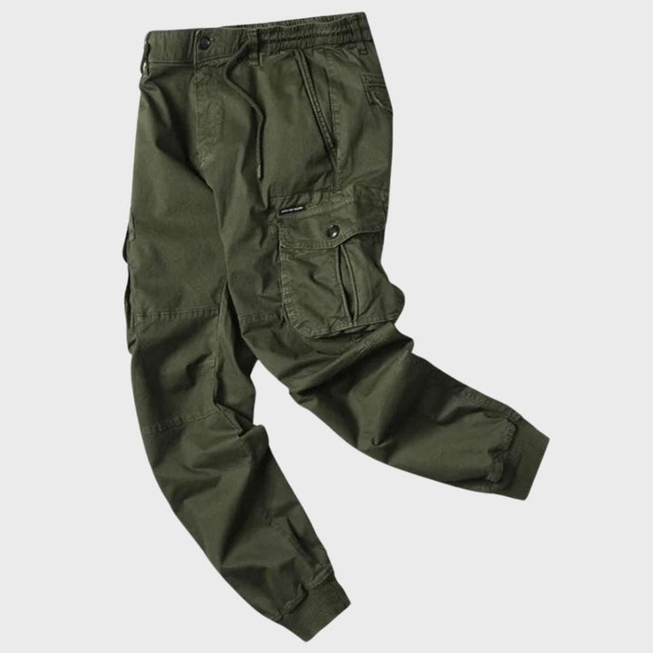 Drune | Cargohose Jogger - Bequeme Freizeithose mit elastischem Bund & Taschen im Utility-Style