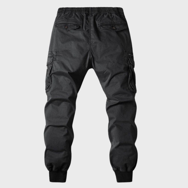 Drune | Cargohose Jogger - Bequeme Freizeithose mit elastischem Bund & Taschen im Utility-Style