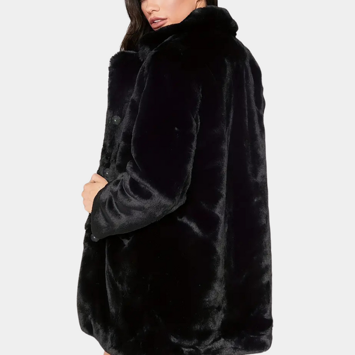 Drune | Eleganter Winterplüschmantel für Damen
